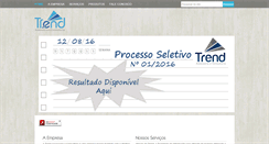 Desktop Screenshot of consultoriatrend.com.br